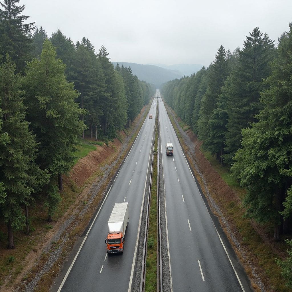 Wildlife corridor construction project