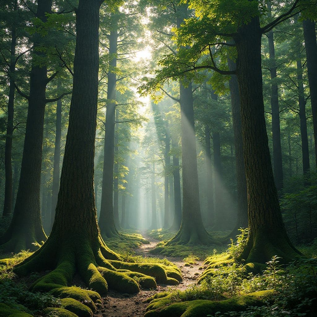 Ancient Transylvanian forest